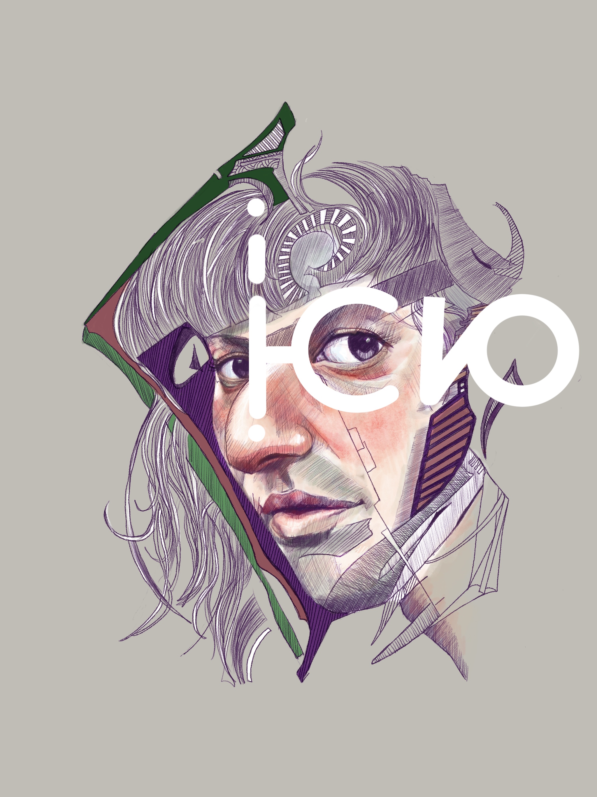 Icio, illustration digitale par Priscilla Seiller